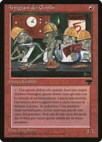 Goblin Artisans (Italian) - "Artigiani dei Goblin" - Renaissance - Magic: The Gathering card
