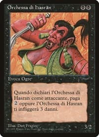 Hasran Ogress (Italian) - "Orchessa di hasran" - Renaissance - Magic: The Gathering card