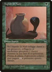 Nafs Asp (Italian) - "Aspide di Nafs" - Renaissance - Magic: The Gathering card
