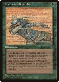 Sandstorm (Italian) - "Tempesta di Sabbia" - Renaissance - Magic: The Gathering card