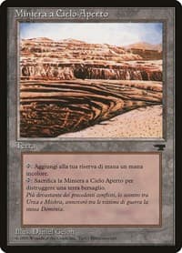 Strip Mine (Italian) - "Miniera a Cielo Aperto" - Renaissance - Magic: The Gathering card