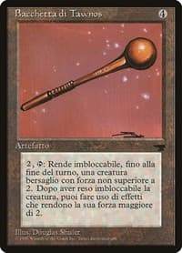 Tawnos's Wand (Italian) - "Bacchetta di Tawnos" - Renaissance - Magic: The Gathering card
