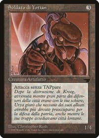 Yotian Soldier (Italian) - "Soldato di Yotian" - Renaissance - Magic: The Gathering card