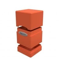 Satin Tower - Pumpkin Orange - Ultra Pro Deck Boxes - Deck Boxes card