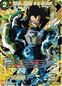 Vegeta, Striving to be the Best - Clash of Fates - Dragon Ball Super: Masters card