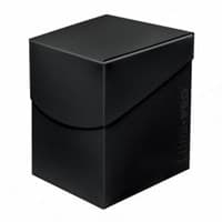 Eclipse PRO-100+ Jet Black Deck Box - Ultra Pro Deck Boxes - Deck Boxes card