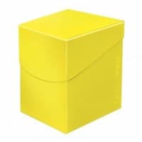 Eclipse PRO-100+ Lemon Yellow Deck Box - Ultra Pro Deck Boxes - Deck Boxes card