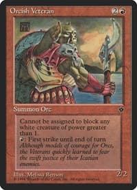 Orcish Veteran (Benson) - Fallen Empires - Magic: The Gathering card