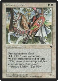 Order of Leitbur (Wackwitz) (Facing Left) - Fallen Empires - Magic: The Gathering card