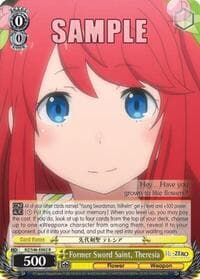 Former Sword Saint, Theresia - Re:ZERO - Weiss Schwarz card