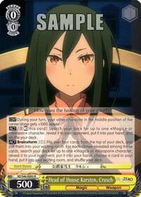 Head of House Karsten, Crusch - Re:ZERO - Weiss Schwarz card