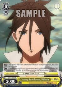 Young Swordsman, Wilhelm - Re:ZERO - Weiss Schwarz card