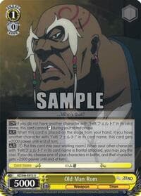 Old Man Rom - Re:ZERO - Weiss Schwarz card