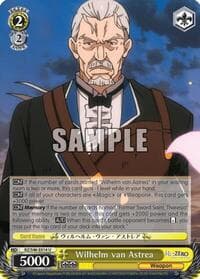 Wilhelm van Astrea - Re:ZERO - Weiss Schwarz card