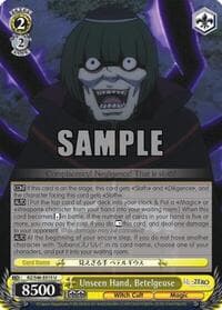Unseen Hand, Petelgeuse - Re:ZERO - Weiss Schwarz card
