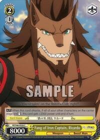 Fang of Iron Captain, Ricardo - Re:ZERO - Weiss Schwarz card