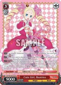 Cute Girl, Beatrice (SP) - Re:ZERO - Weiss Schwarz card