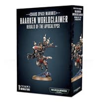 Warhammer: 40K - Chaos Space Marines: Haarken Worldclaimer Herald of the Apocalypse - Warhammer Plastic Box Sets - Warhammer Box Sets card