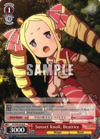 Sunset Knoll, Beatrice - Re:ZERO - Weiss Schwarz card