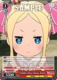 Forbidden Library Librarian, Beatrice - Re:ZERO - Weiss Schwarz card