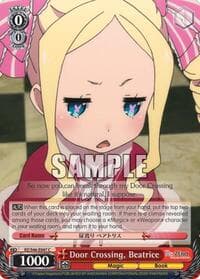 Door Crossing, Beatrice - Re:ZERO - Weiss Schwarz card