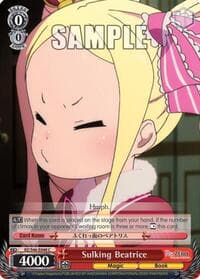 Sulking Beatrice - Re:ZERO - Weiss Schwarz card
