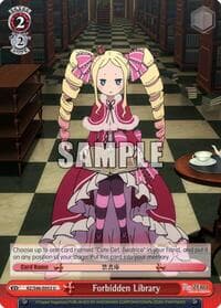Forbidden Library - Re:ZERO - Weiss Schwarz card