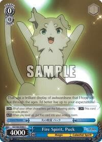 Fire Spirit, Puck - Re:ZERO - Weiss Schwarz card