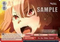As the Older Sister - Re:ZERO - Weiss Schwarz card