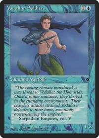 Vodalian Soldiers (Van Camp) - Fallen Empires - Magic: The Gathering card