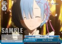 Oni's Smile - Re:ZERO - Weiss Schwarz card