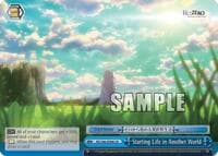 Starting Life in Another World - Re:ZERO - Weiss Schwarz card