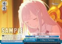 A Boy's Fantasy - Re:ZERO - Weiss Schwarz card