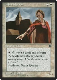 Abbey Matron [Version 2] - Homelands - Magic: The Gathering card