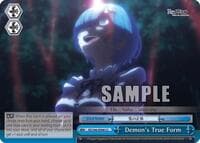 Demon's True Form - Re:ZERO - Weiss Schwarz card