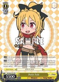Petit Felt - Re:ZERO - Weiss Schwarz card