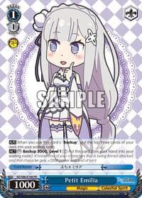 Petit Emilia - Re:ZERO - Weiss Schwarz card
