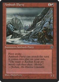 Ambush Party [Version 2] - Homelands - Magic: The Gathering card