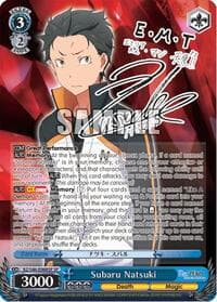Subaru Natsuki (SP) - Re:ZERO - Weiss Schwarz card