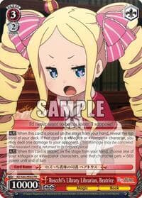 Roscchi's Library Librarian, Beatrice - Re:ZERO - Weiss Schwarz card