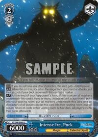 Intense Ire, Puck - Re:ZERO - Weiss Schwarz card