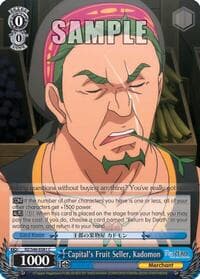 Capital's Fruit Seller, Kadomon - Re:ZERO - Weiss Schwarz card