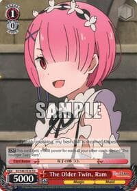 The Older Twin, Ram - Re:ZERO - Weiss Schwarz card