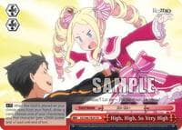 High, High, So Very High - Re:ZERO - Weiss Schwarz card