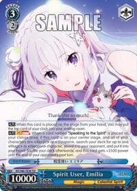 Spirit User, Emilia - Re:ZERO - Weiss Schwarz card
