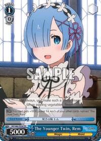 The Younger Twin, Rem - Re:ZERO - Weiss Schwarz card