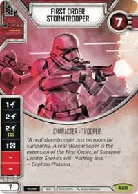 First Order Stormtrooper - Convergence - Star Wars: Destiny card