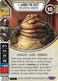 Jabba The Hutt - Influential Kingpin - Convergence - Star Wars: Destiny card