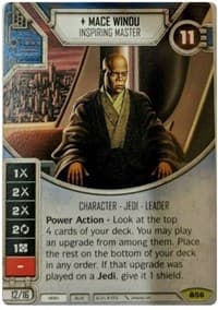Mace Windu - Inspiring Master (Card Only) - Convergence - Star Wars: Destiny card
