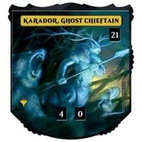 Relic Tokens: Legendary Collection - Karador, Ghost Chieftain - Ultra Pro Tokens - Life Counters card